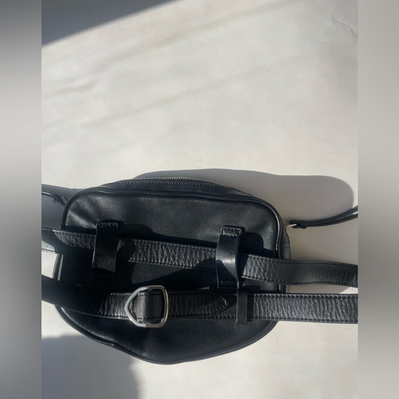 RUDSAK Quilted Leather Crossbody Bag | Red Gradient | Silver Crest Hardware - Picture 4 of 4